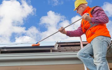 Llynfaes soft wash roof cleaning